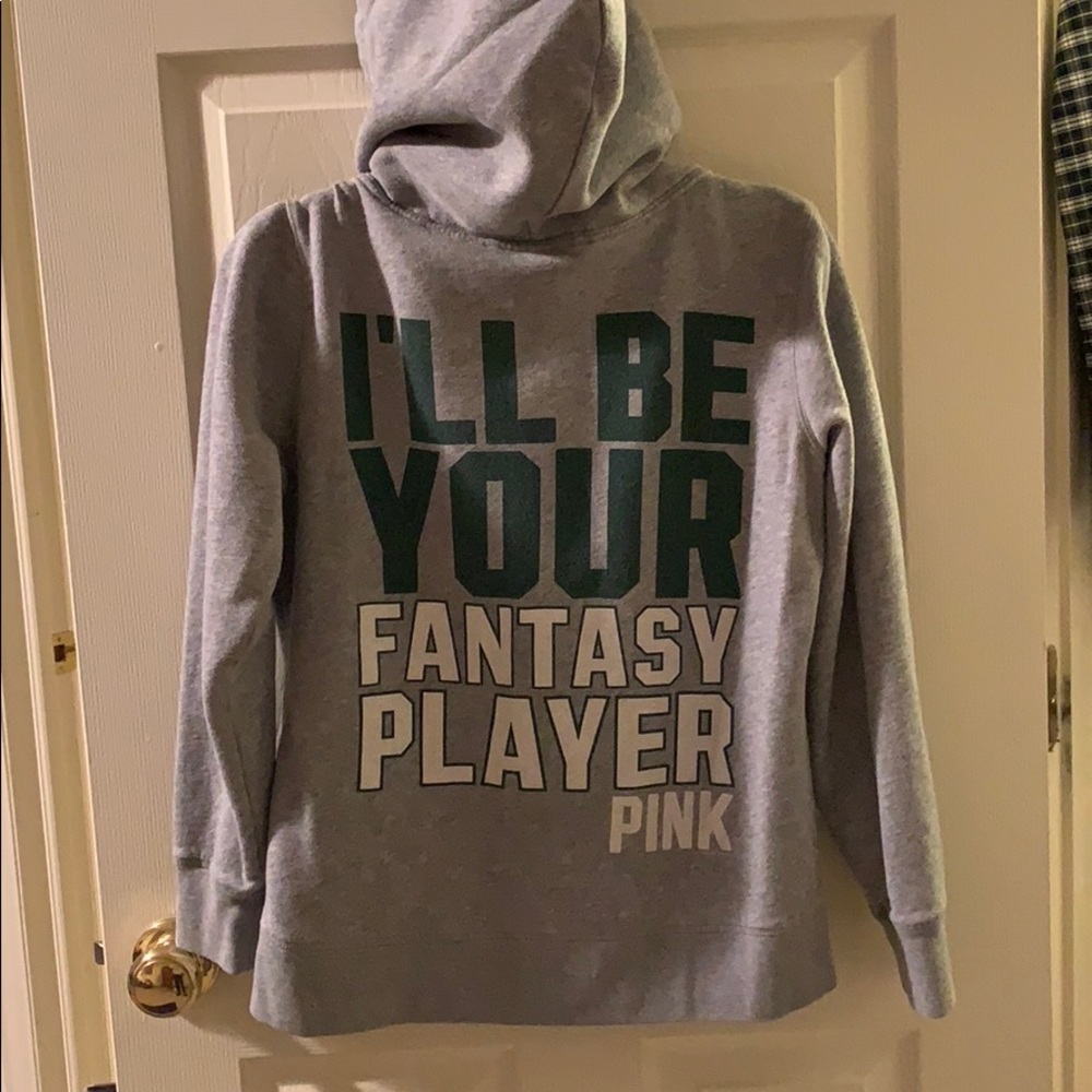 Victoria’s Secret Pink NY JETS hoodie - Picture 2 of 2